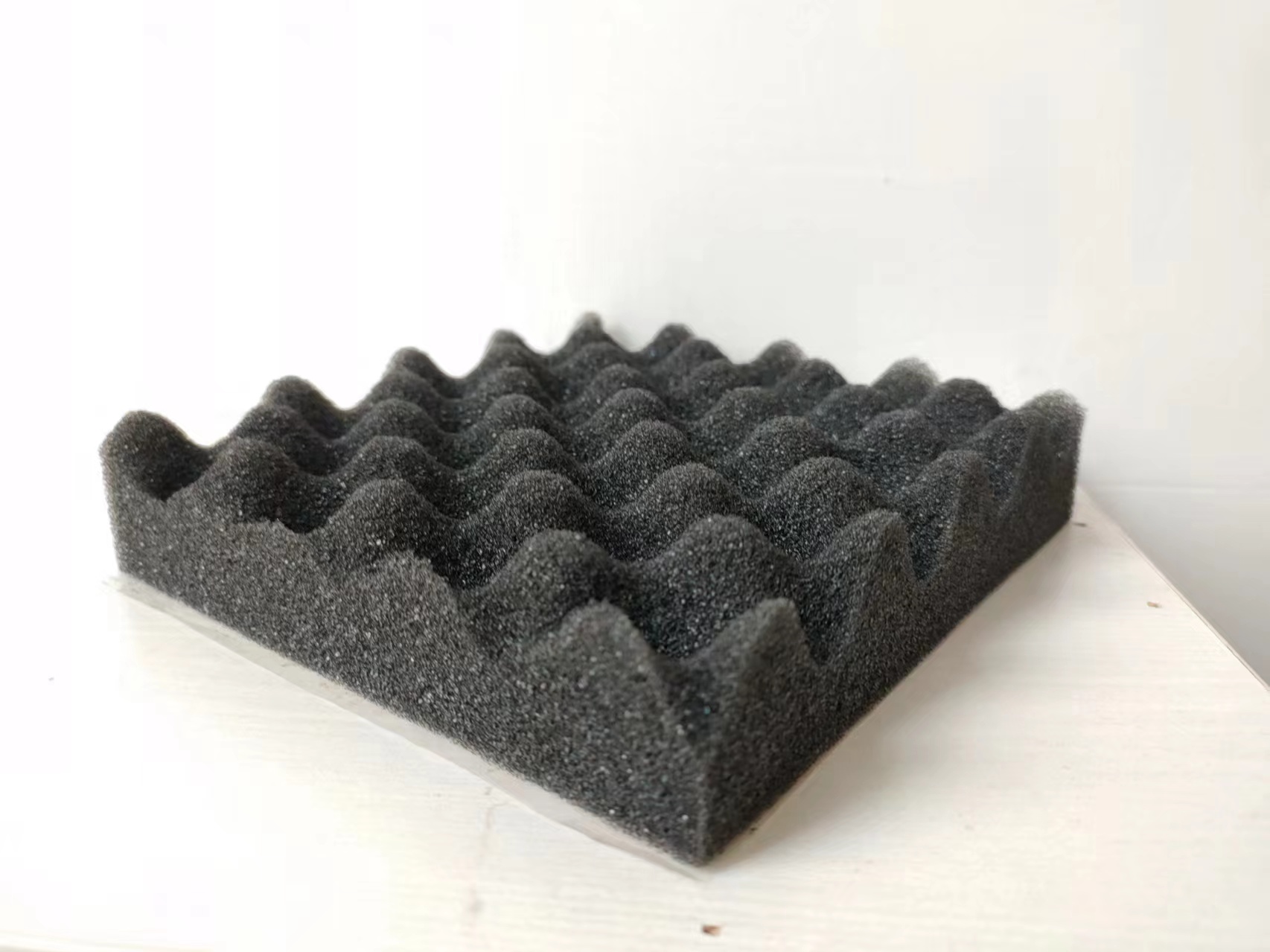 Rubber and plastic sponge closed cell sound absorbing board