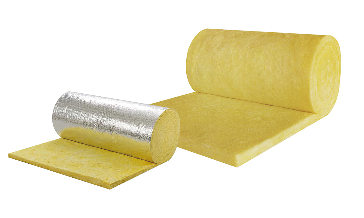 Fiberglass Wool Aluminum Foil Veneer Glass Wool Insulation Roll