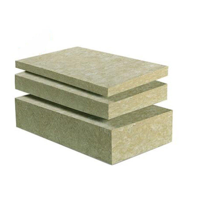 Hydrophobic Exterior Wall Rock Wool Composite Board Insulation Waterproof Rock Wool Board