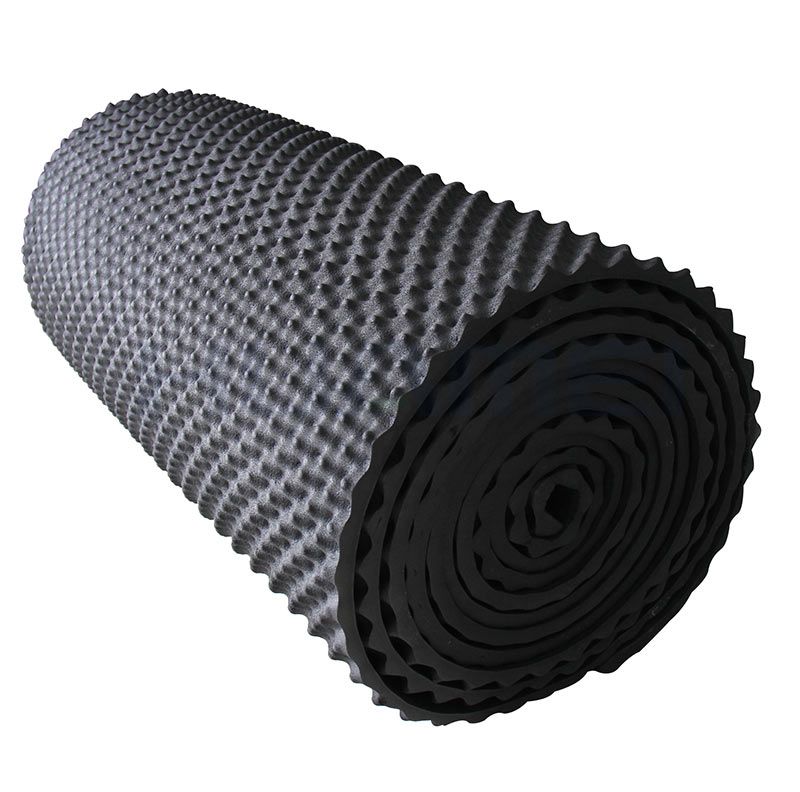 Acoustic Foam Wave Soundproof Foam Self-adhesive Sound Insulation Mat Rubber Foam Soundproof Material