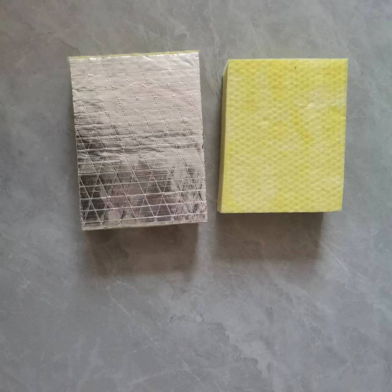 Glass wool board, glass wool roll felt